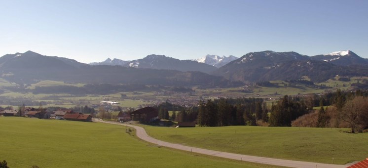 Neue Panoramawebcam mit Blick von Oberellegg - oberallgaeu.info