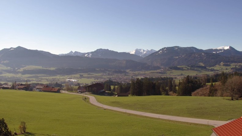 Neue Panoramawebcam mit Blick von Oberellegg - oberallgaeu.info