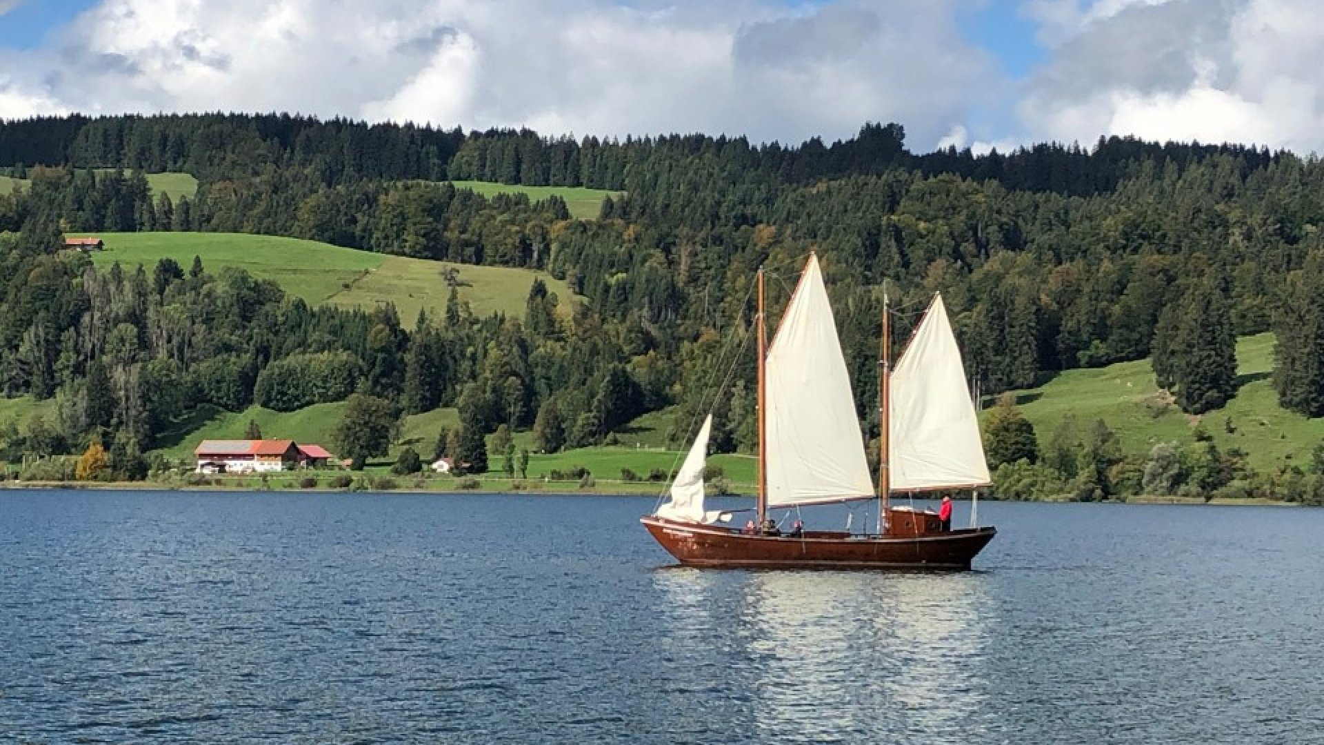 L&auml;dine am gro&szlig;en Alpsee, Luftkurort B&uuml;hl, Immenstadt