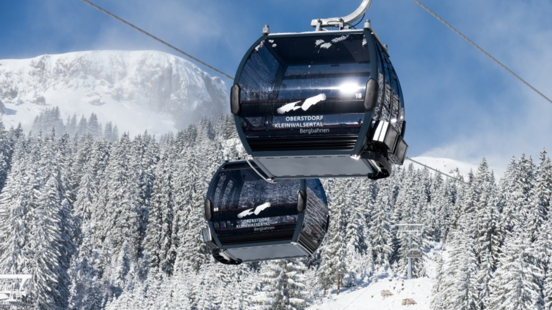 Neue Gondeln aus der N&auml;he