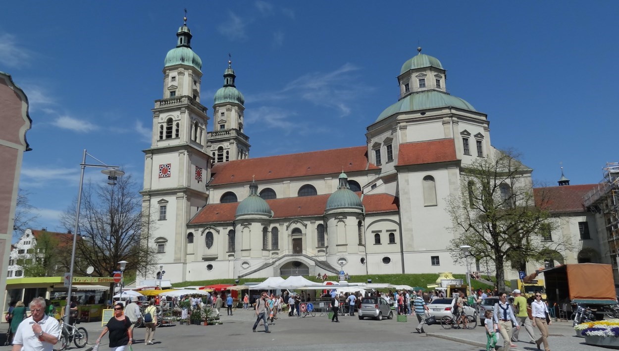 Blick auf die Basilika in Kempten | oberallgaeu.travel