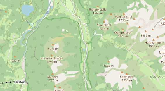 Unterkunft auf Karte
