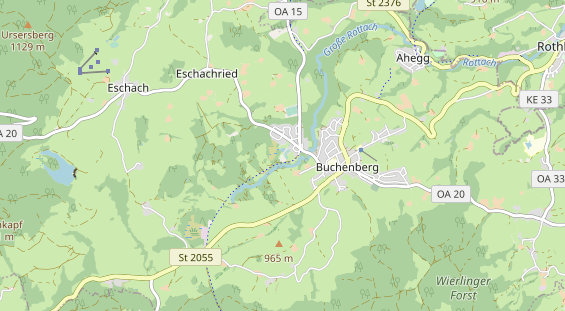 Restaurant auf Karte