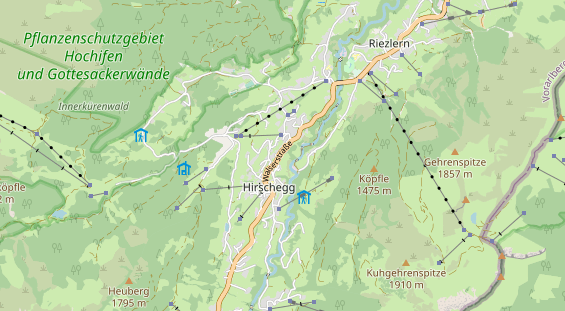 Unterkunft auf Karte