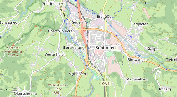 Unterkunft auf Karte