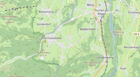 Unterkunft auf Karte