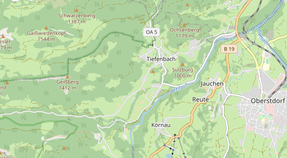 Unterkunft auf Karte