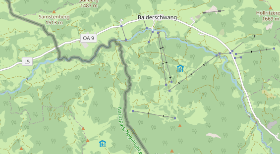Unterkunft auf Karte