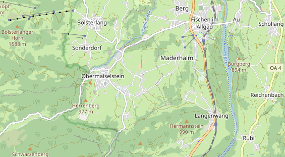 Unterkunft auf Karte