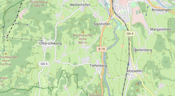 Unterkunft auf Karte