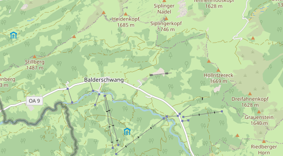 Unterkunft auf Karte