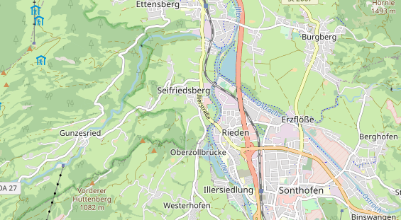 Unterkunft auf Karte