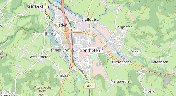 Unterkunft auf Karte