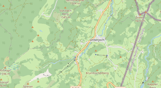 Unterkunft auf Karte