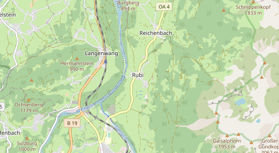 Restaurant auf Karte