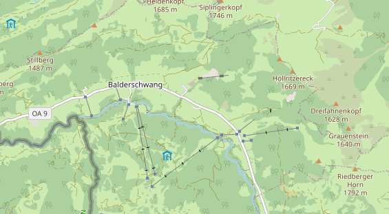 Unterkunft auf Karte