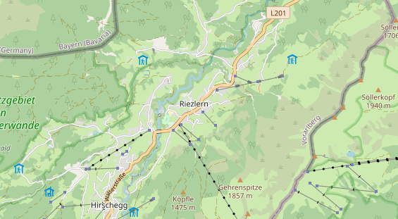 Unterkunft auf Karte