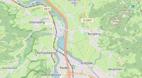 Unterkunft auf Karte