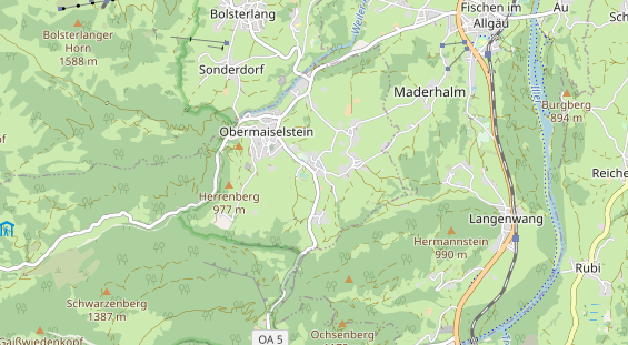 Unterkunft auf Karte