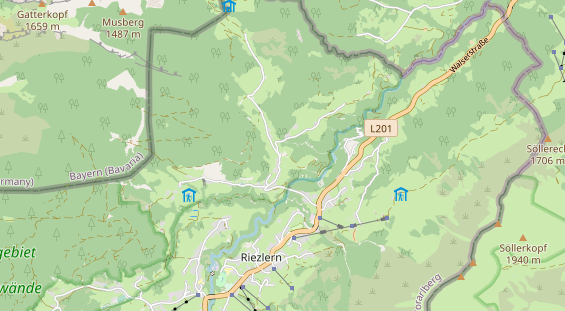 Unterkunft auf Karte