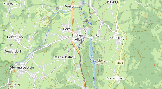 Unterkunft auf Karte