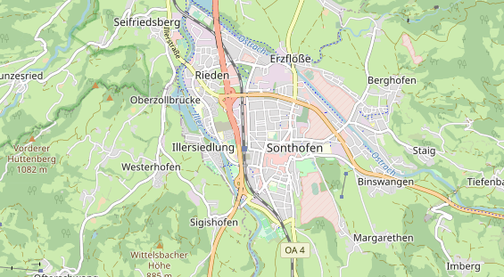 Unterkunft auf Karte