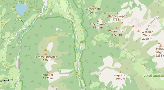 Unterkunft auf Karte