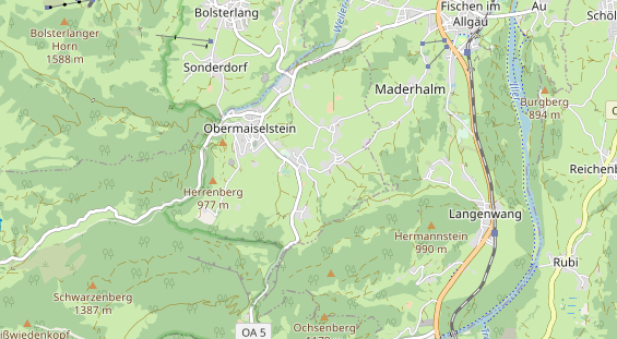 Unterkunft auf Karte