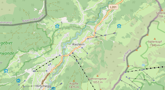 Unterkunft auf Karte