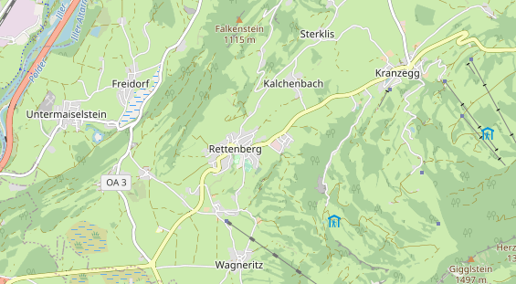 Unterkunft auf Karte