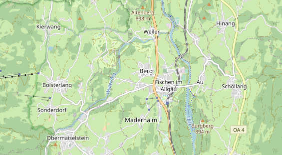 Unterkunft auf Karte