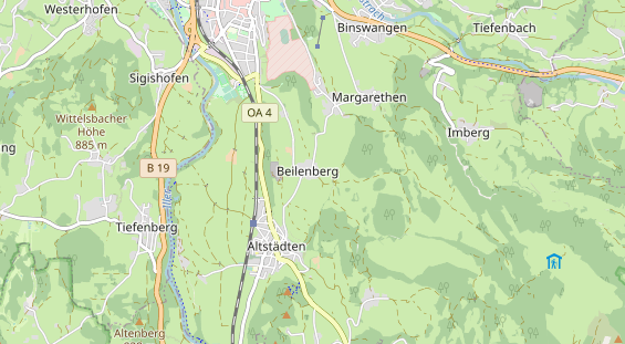 Unterkunft auf Karte