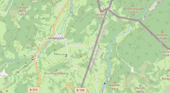 Unterkunft auf Karte