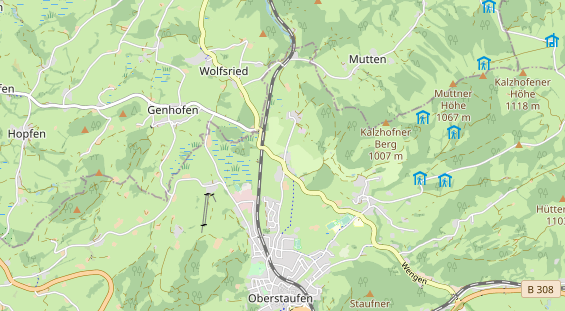 Unterkunft auf Karte