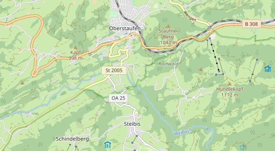 Unterkunft auf Karte