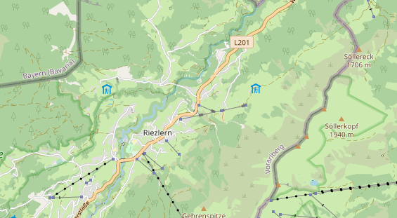 Unterkunft auf Karte