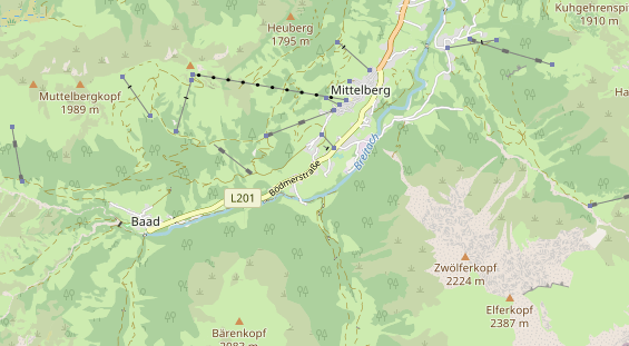 Unterkunft auf Karte