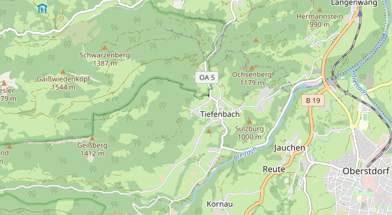 Unterkunft auf Karte