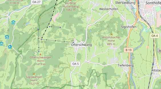 Unterkunft auf Karte