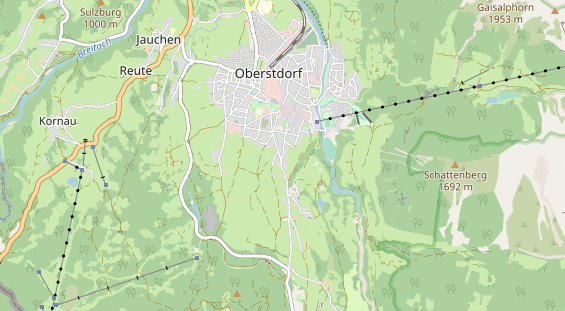 Unterkunft auf Karte
