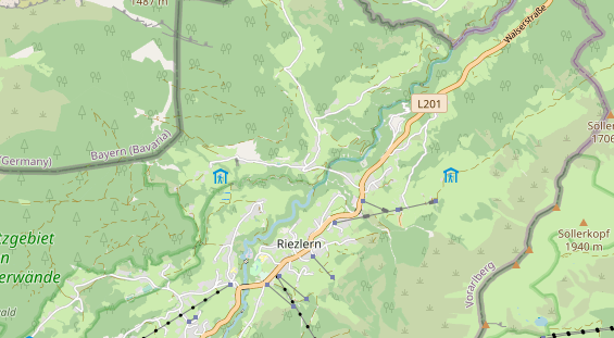 Unterkunft auf Karte