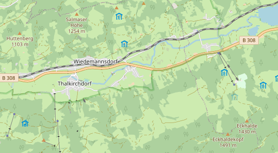 Unterkunft auf Karte