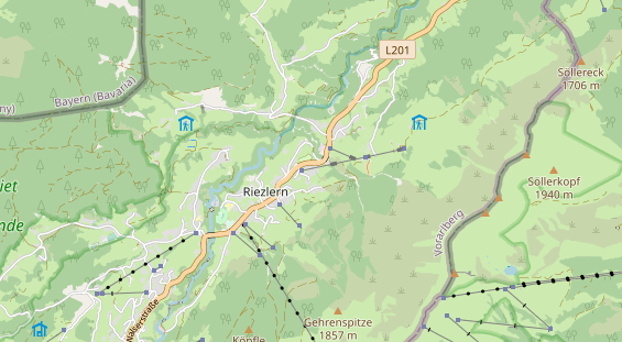 Unterkunft auf Karte