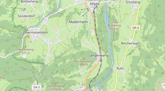 Unterkunft auf Karte