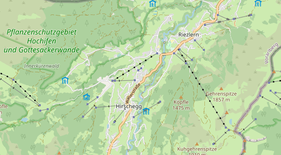 Unterkunft auf Karte