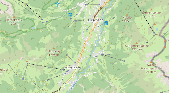 Unterkunft auf Karte