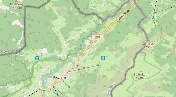 Unterkunft auf Karte