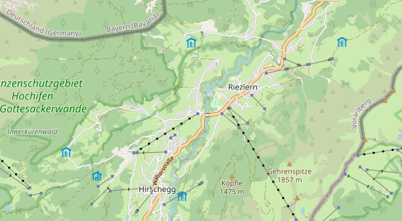 Unterkunft auf Karte