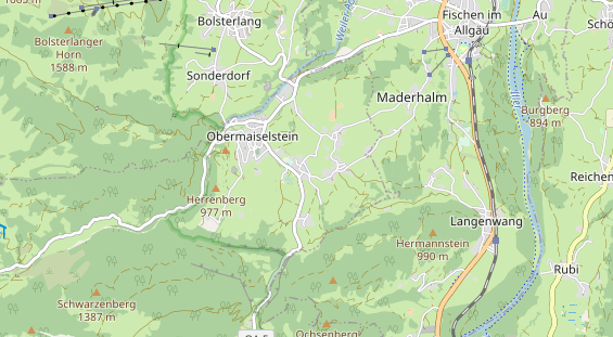 Unterkunft auf Karte