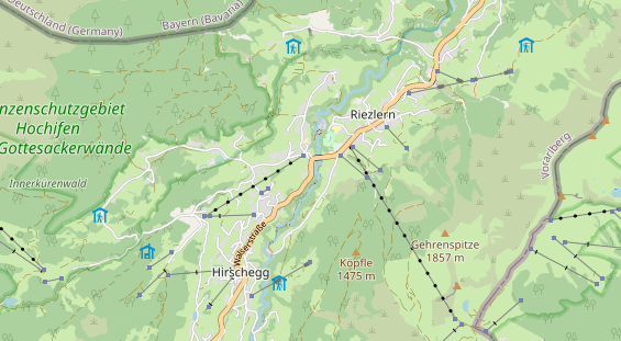 Unterkunft auf Karte